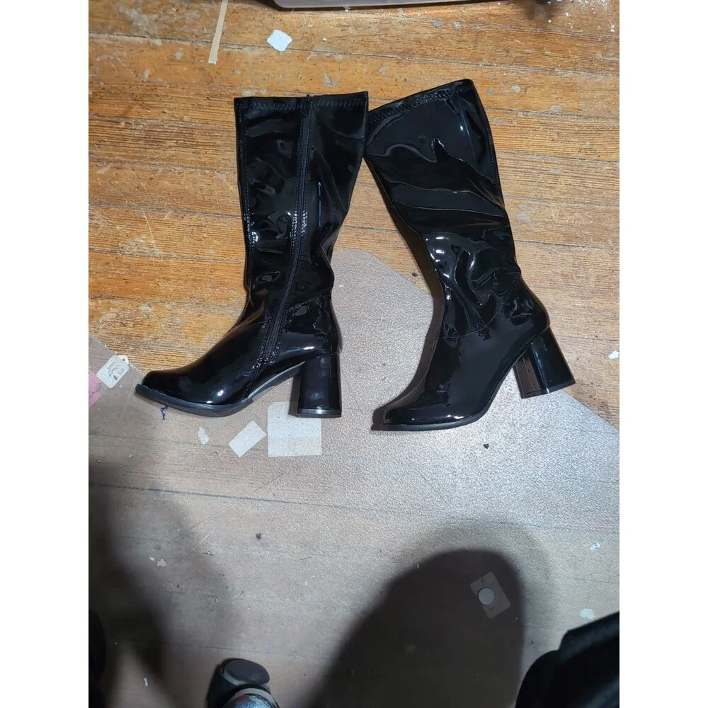 XX 0017709 Leg Avenue Shoes By Ellie Black Gogo Boots